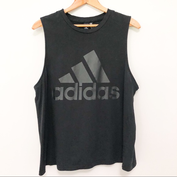 adidas Tops - Adidas Athletic Logo Tank Top XXL